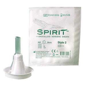 Spirit Style 2 Hydrocolloid Sheath Male External Catheter