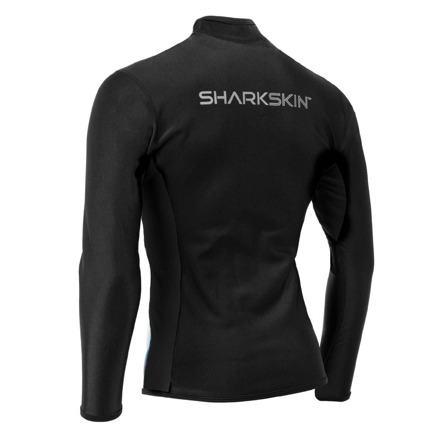 Chillproof Long Sleeve Full Zip Men Black/Black Back