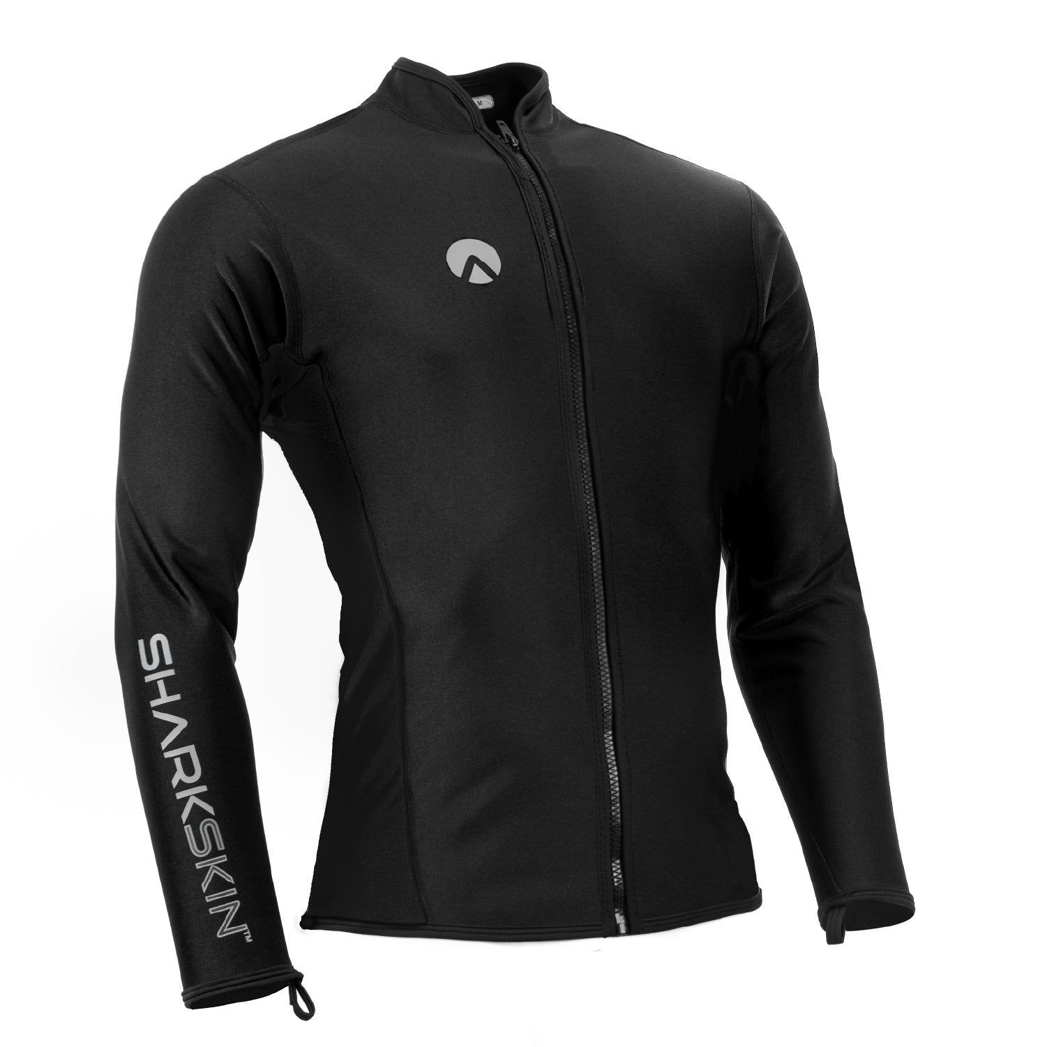 Chillproof Long Sleeve Full Zip Men Black/Black