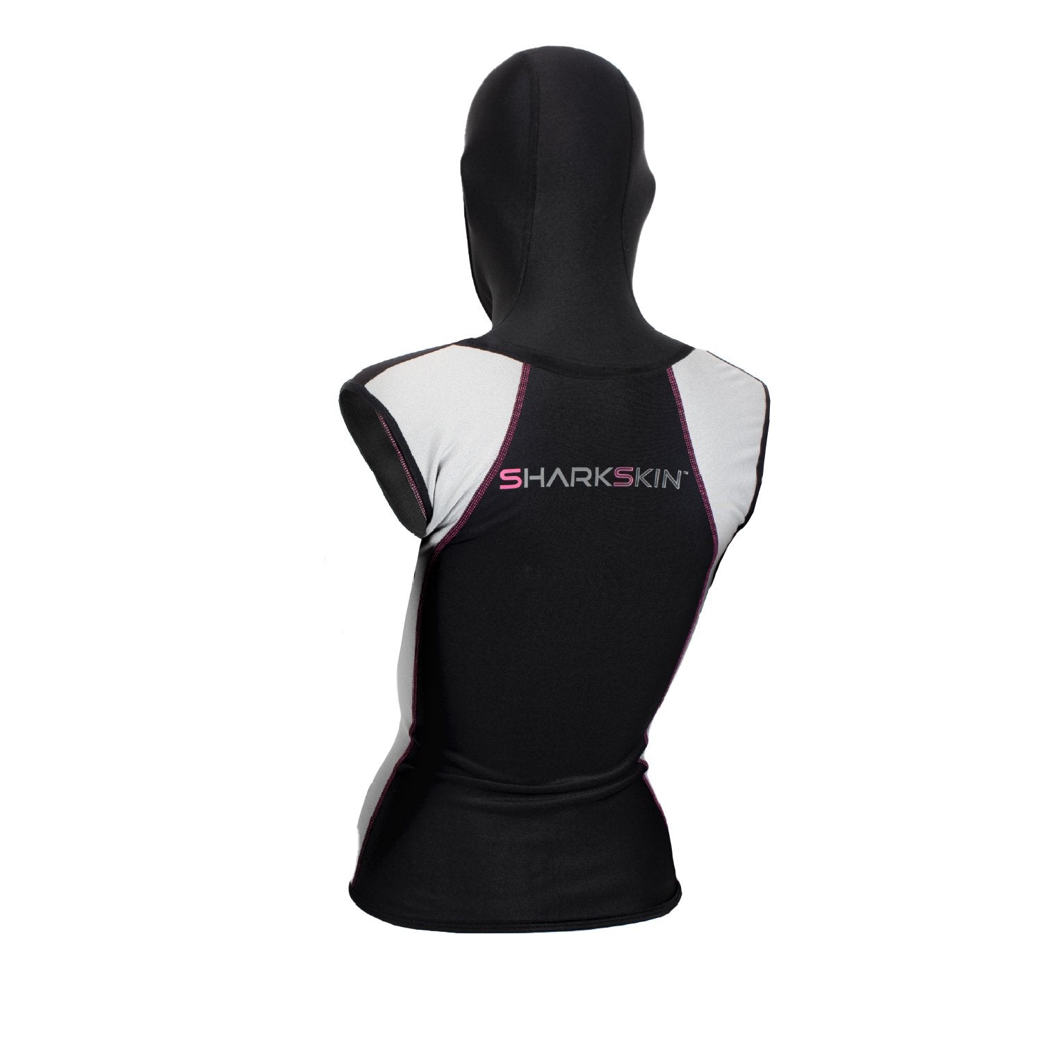 Chillproof Vest With Hood Full Zip Women Back