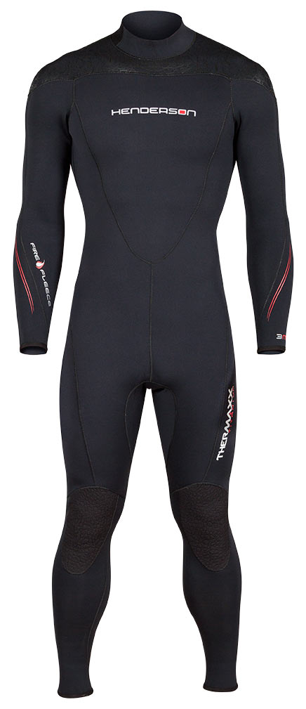 front of Black Wetsuit
