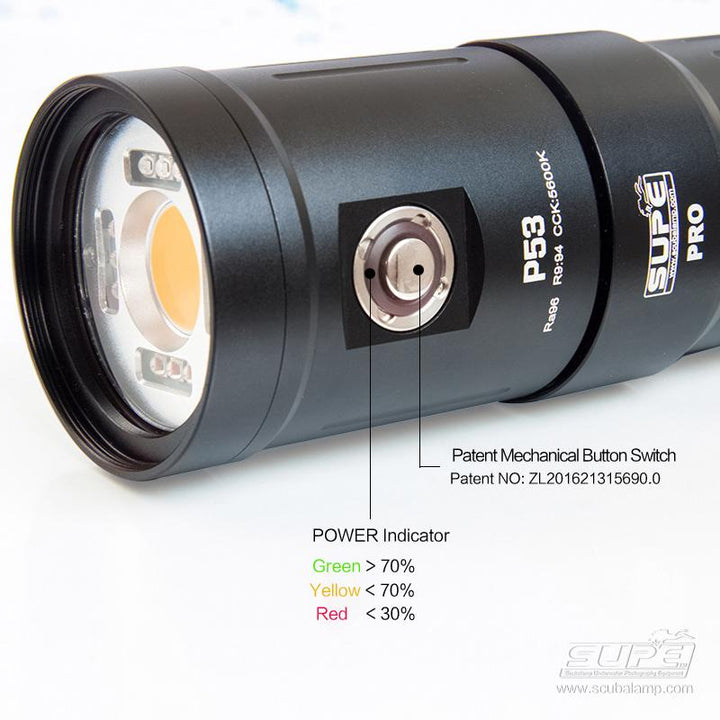 P53 PRO Video and Strobe Light (Extended Battery)