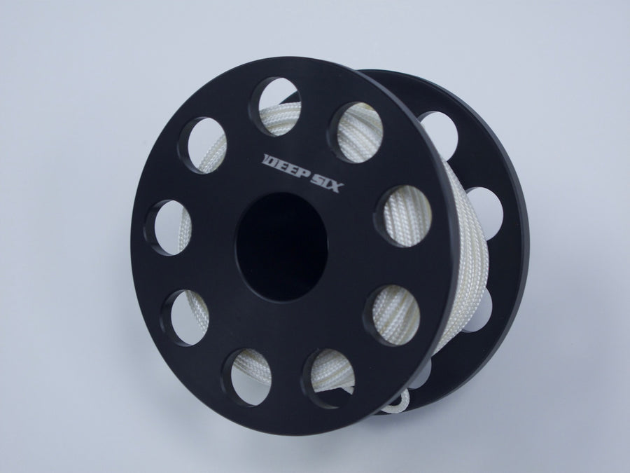 Black Spool with 25 m of line
